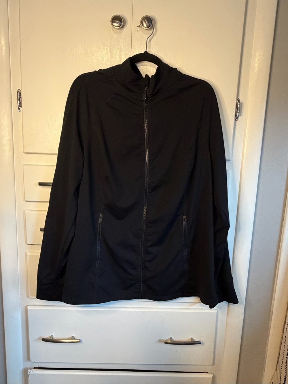 Black Zip-Up Women’s Jacket